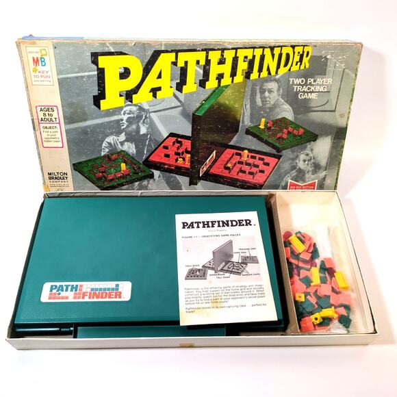 Pathfinder Board Game 4714 Milton Bradley VTG 1977 Made in USA Strategy Complete - Picture 3 of 5